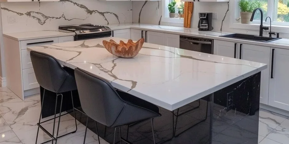 Marble Countertop Crack Restore Process Marble Countertop Crack Restore Process