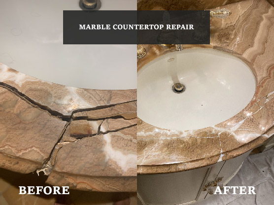 Inexpensive Marble Countertop Repair Service in Your Area